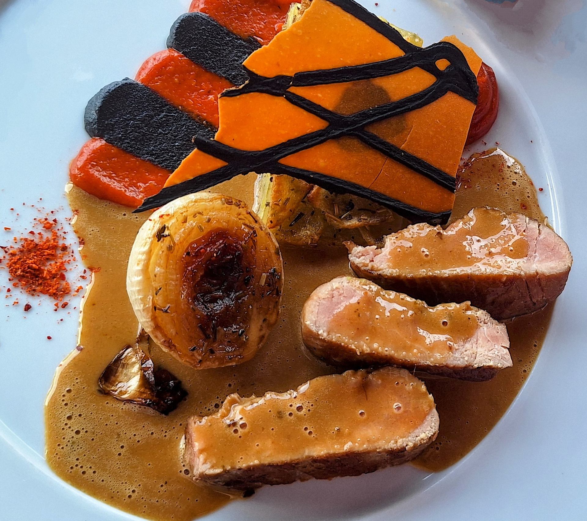 Morceaux de veau bien présentés