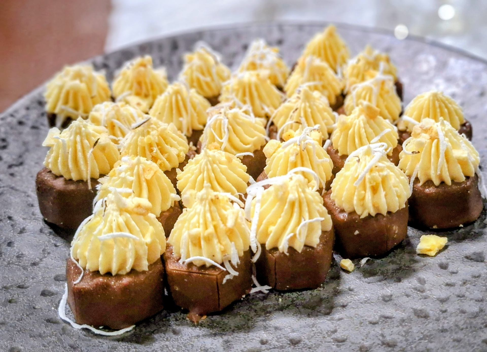 Lors des vœux de la mairie