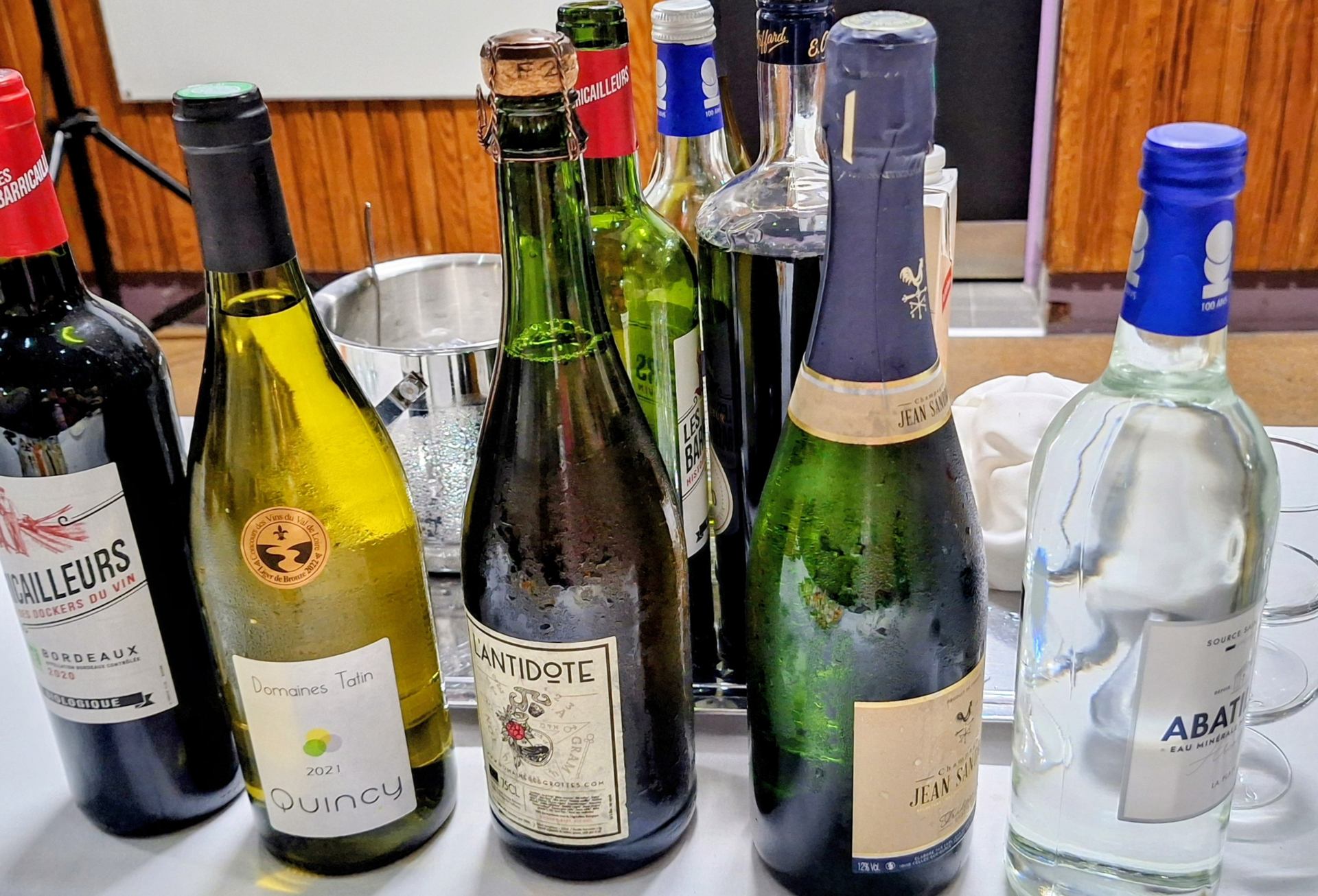 Lors des vœux de la mairie