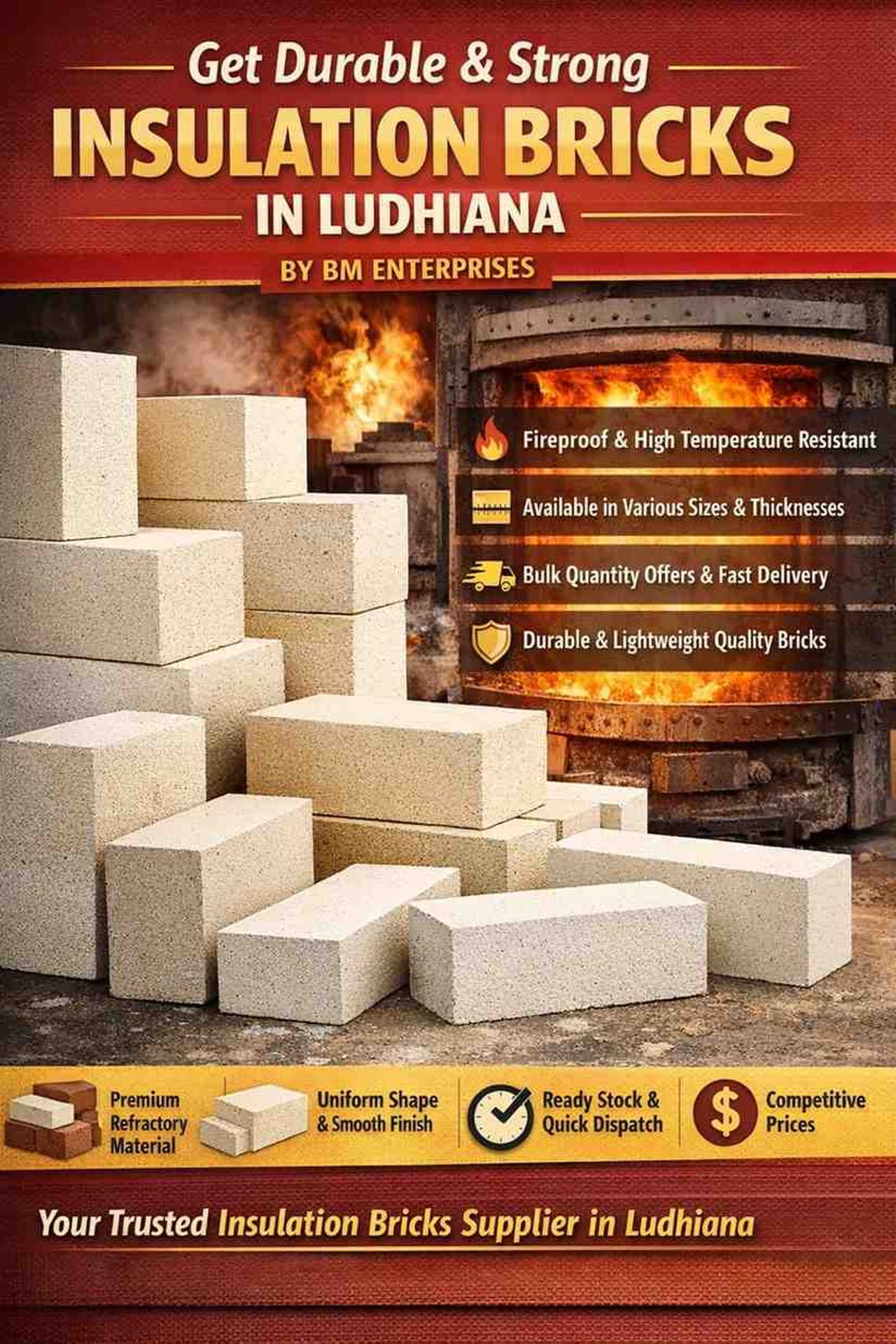 Get durable and strong insulation bricks in Ludhiana.jpeg